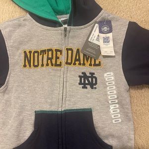 Kids, small, size 4 Notre Dame Champion hoodie. New with tags.